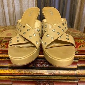 Michael Kors studded wedge Mule